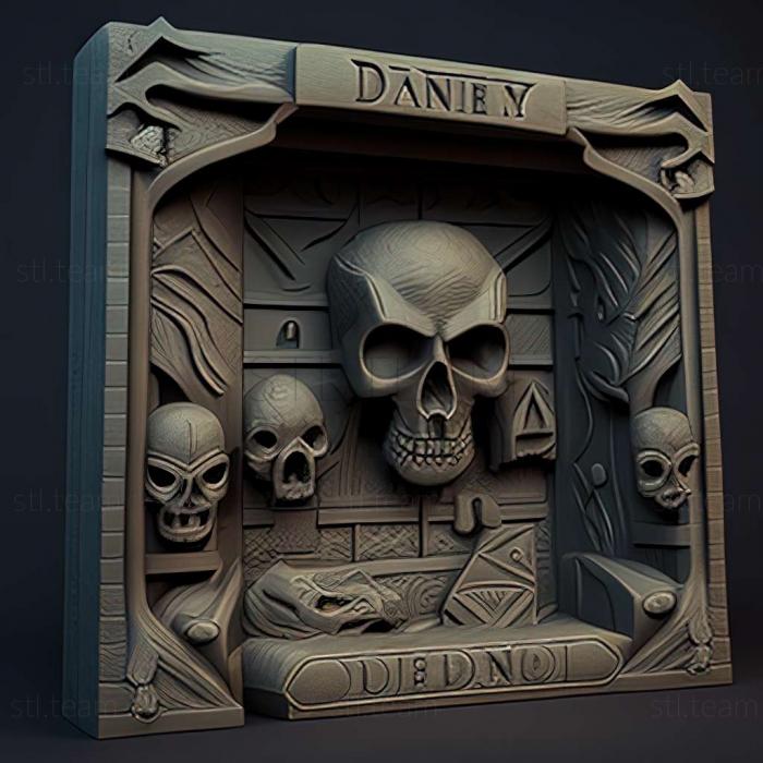 3D model Aaron Halls Dungeon Odyssey game (STL)
